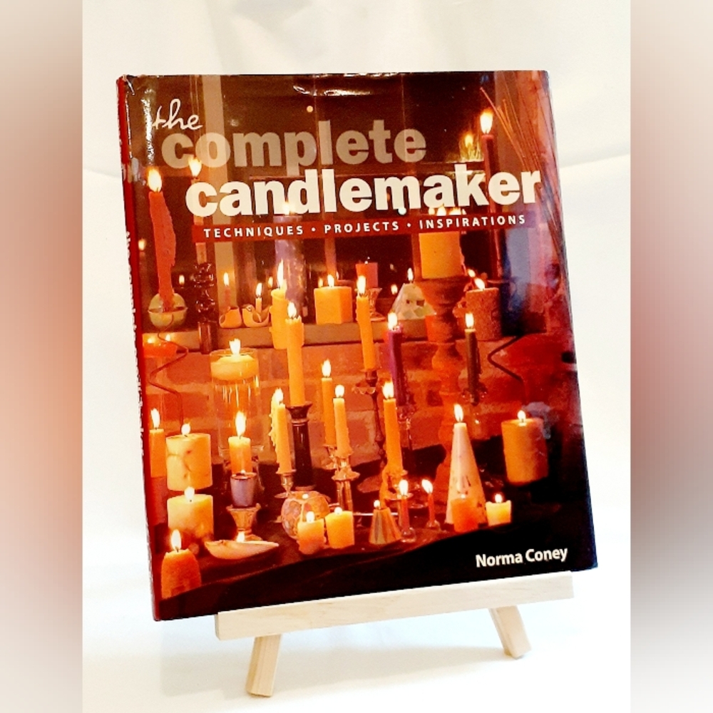 The Complete Candlemaker Book Norma Coney 128 pgs. Full Color - Crafts, DIY